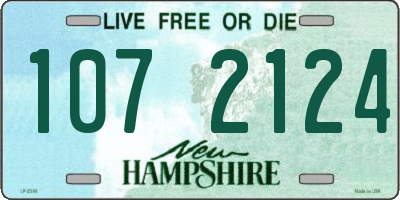 NH license plate 1072124