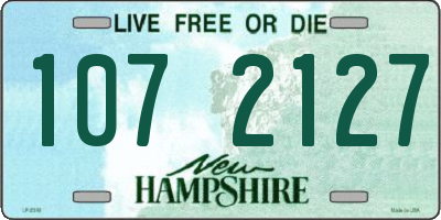 NH license plate 1072127