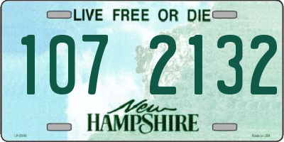 NH license plate 1072132