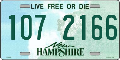 NH license plate 1072166