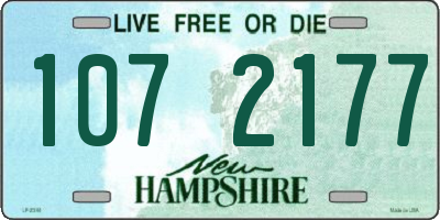 NH license plate 1072177