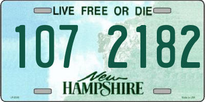 NH license plate 1072182