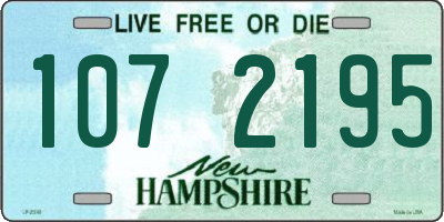 NH license plate 1072195