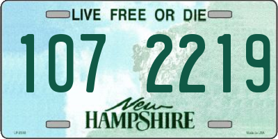 NH license plate 1072219