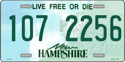 NH license plate 1072256