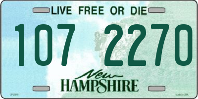 NH license plate 1072270