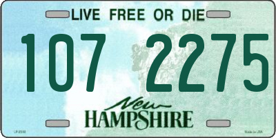 NH license plate 1072275