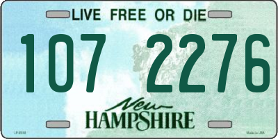 NH license plate 1072276