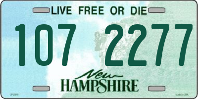 NH license plate 1072277
