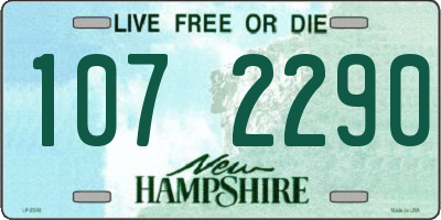 NH license plate 1072290