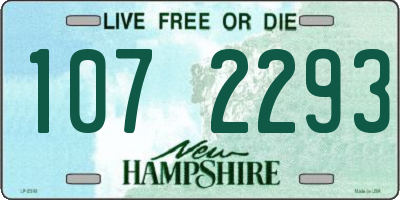 NH license plate 1072293