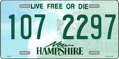 NH license plate 1072297