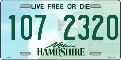 NH license plate 1072320