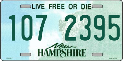 NH license plate 1072395