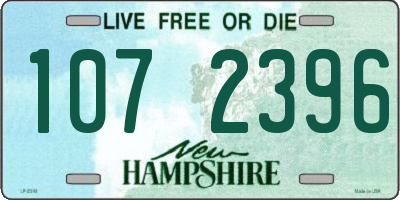 NH license plate 1072396