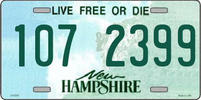 NH license plate 1072399