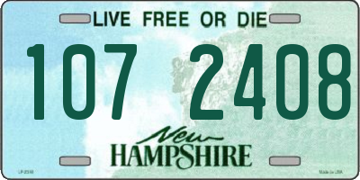 NH license plate 1072408
