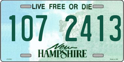 NH license plate 1072413