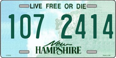 NH license plate 1072414