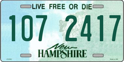 NH license plate 1072417