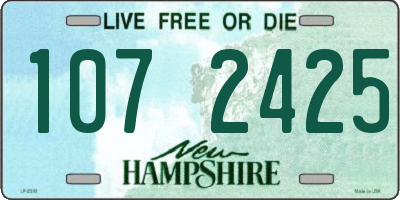 NH license plate 1072425