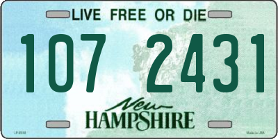 NH license plate 1072431