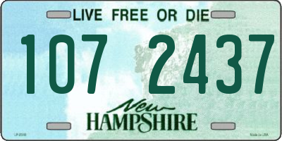 NH license plate 1072437