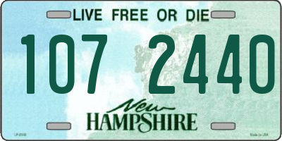NH license plate 1072440