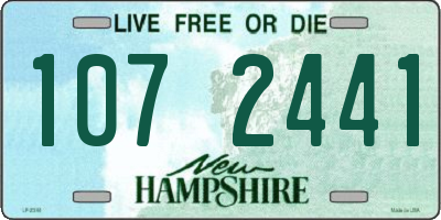 NH license plate 1072441