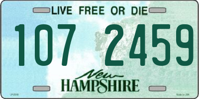 NH license plate 1072459