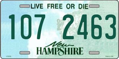 NH license plate 1072463