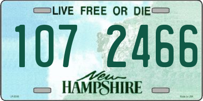 NH license plate 1072466