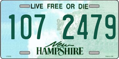 NH license plate 1072479