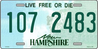 NH license plate 1072483