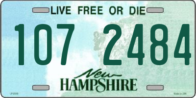 NH license plate 1072484