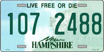 NH license plate 1072488
