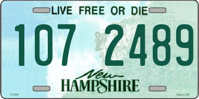 NH license plate 1072489