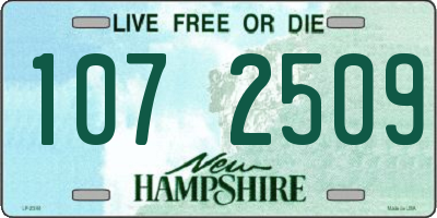 NH license plate 1072509