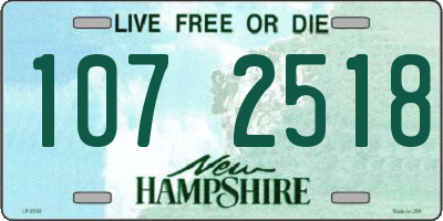 NH license plate 1072518