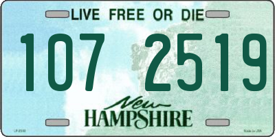 NH license plate 1072519