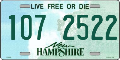 NH license plate 1072522