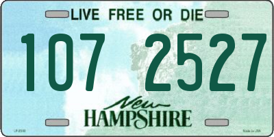 NH license plate 1072527