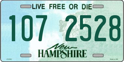 NH license plate 1072528