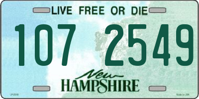 NH license plate 1072549