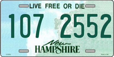NH license plate 1072552