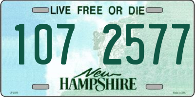 NH license plate 1072577
