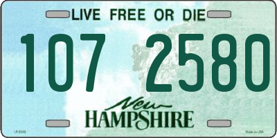 NH license plate 1072580