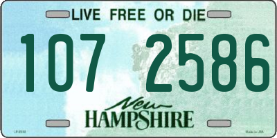 NH license plate 1072586
