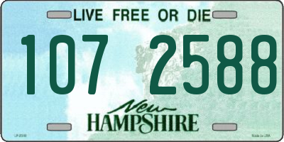 NH license plate 1072588