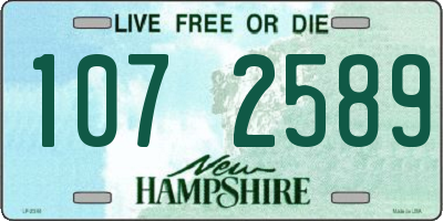 NH license plate 1072589